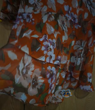 Blusa Verano Estampada Multicolor Talla M