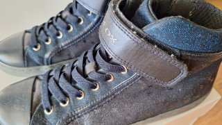 Botas Geox niña azul estrellas talla 36