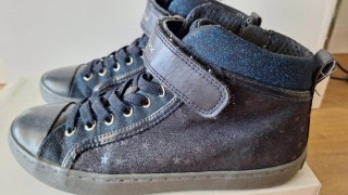 Botas Geox niña azul estrellas talla 36