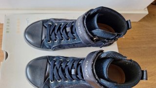 Botas Geox niña azul estrellas talla 36