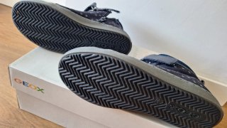 Botas Geox niña azul estrellas talla 36