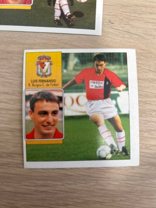 Lote 16 cromos Real Burgos Liga 92-93