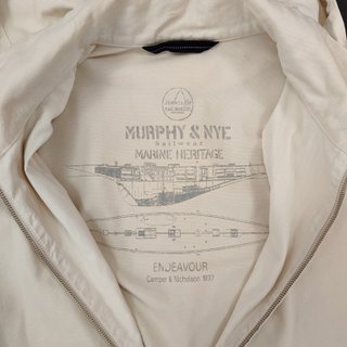 Murphy & Nye Sailwear giacca canvas vintage 90s XL