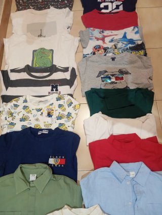 Lote Camisetas Niño Talla 7-9 Años