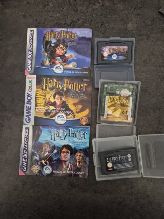Lote Juegos Harry Potter GBA y GBC