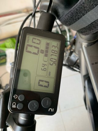 Pantalla para bicicleta eléctrica