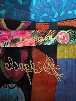 Blusa Desigual Talla M Multicolor