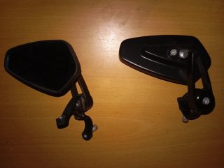 Espejos Moto Universales Negros