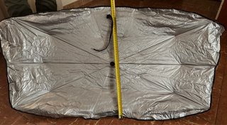 Parasol Coche Plegable 120x62cm