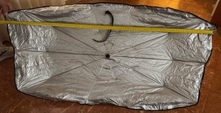 Parasol Coche Plegable 120x62cm
