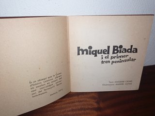 1973 LIBRO . EL PRIMER TREN PENINSULAR