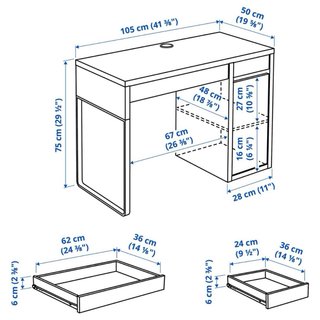 Escritorio MICKE Blanco IKEA