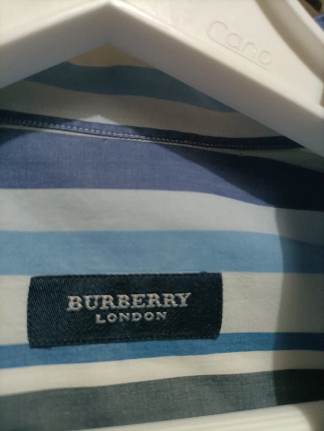 Camicia Burberry a righe uomo XL