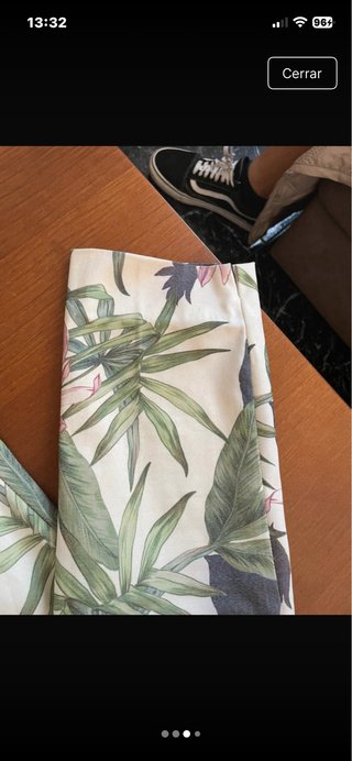 Pantalones Stradivarius Estampado Floral Talla 36