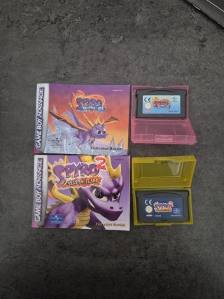 Lote 2 Juegos Spyro GBA (Español)