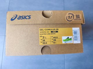 Zapatillas Asics Gel Cumulus 26 Electric Lime