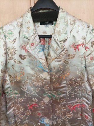 Chaqueta APART dorada multicolor talla 40