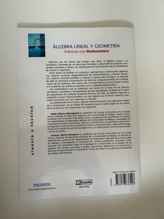 Libro algebra lineal Pablo Alberca