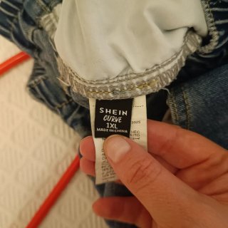 Pantalón vaquero ancho cargo