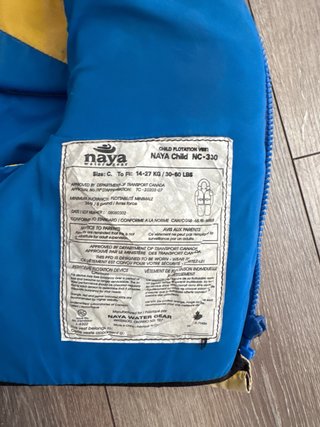 Chaleco salvavidas niño llamativo