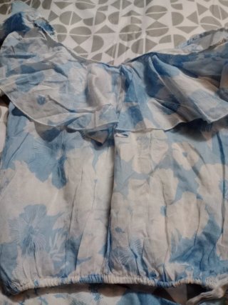 Conjunto dos piezas floral XS-S
