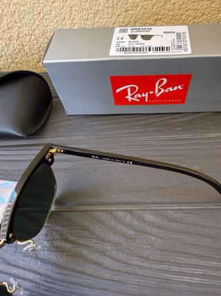 Gafas Ray-Ban Clubmaster Negras y Doradas