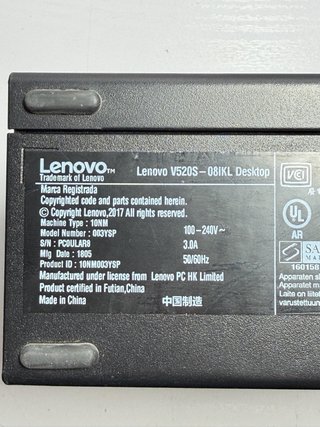 PC Lenovo V520S i7 / 16Gb / 512Gb SSD