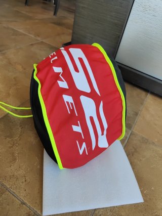 Casco de moto LS2 azul