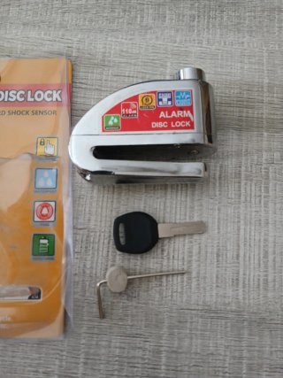 Candado Alarma Disco Moto Antirrobo