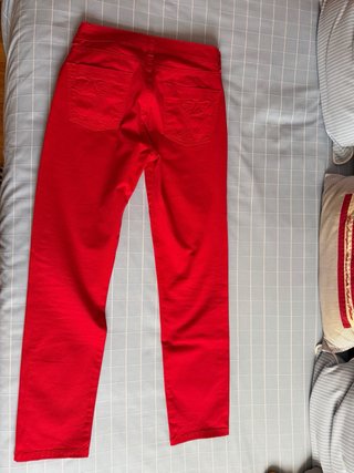 Pantalón Carolina Herrera Rojo
