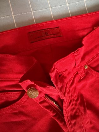 Pantalón Carolina Herrera Rojo