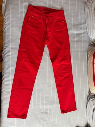 Pantalón Carolina Herrera Rojo