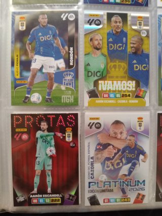 Pack Cromos Real Oviedo Adrenalyn XL Liga 2026
