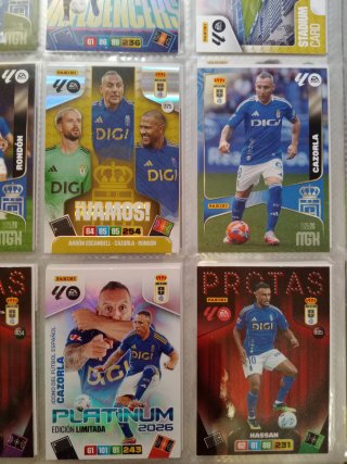 Pack Cromos Real Oviedo Adrenalyn XL Liga 2026
