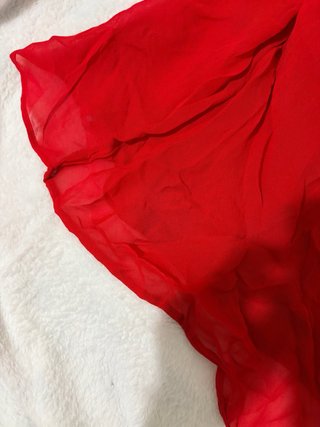 Vestido de fiesta coral