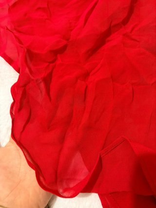 Vestido de fiesta coral