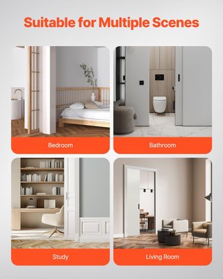 VEVOR kit herrajes puerta corrediza resistente