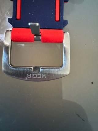 Reloj Megir Cronógrafo Azul y Negro