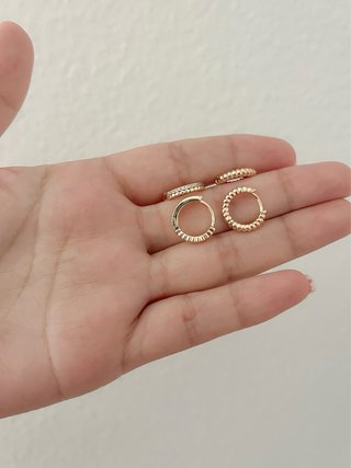 Pendientes Aro Dorados