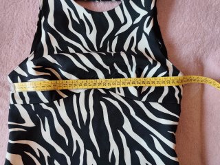 Top Zara Animal Print Talla XS