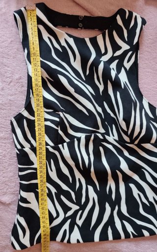 Top Zara Animal Print Talla XS