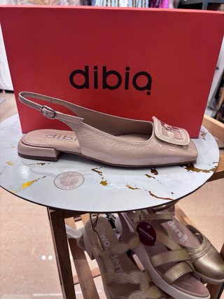 Sandalias ezZio Mujer Tacon Dorado y Turquesa