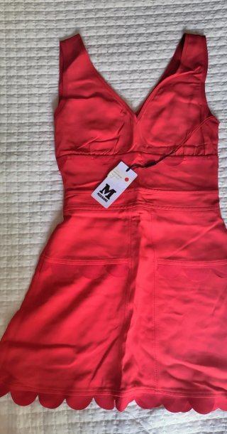 Vestido Missoni Coral Estilo Sesentas Talla M