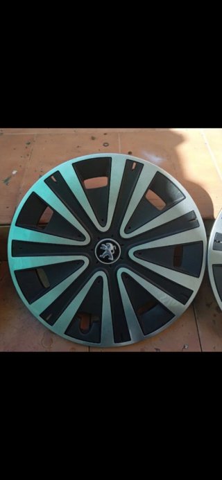 Juego de 4 Tapacubos Peugeot 15