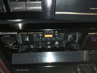 Pioneer CT-676 Deck Cassette Revisionato
