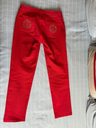 Pantalón Carolina Herrera Rojo
