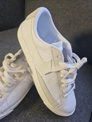 Zapatillas Nike Blazer Low Leather Hombre Blancas
