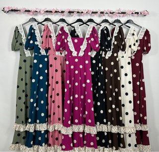 Vestidos Rocieros Lunares Canasteros