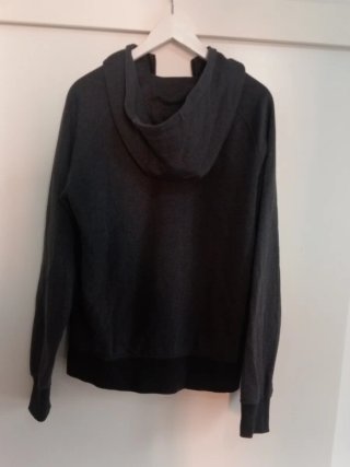 Sudadera Nike Gris oscuro con Capucha y Cremallera