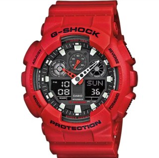 Reloj Casio G-Shock GA-100 Rojo